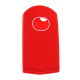 Maxbell 4 Buttons Car Remote Key Protective Silicone Case Cover For Mazda Red