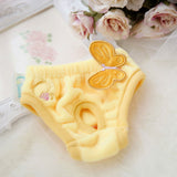 Maxbell Yellow Butterfly Female Pet Dog Physiological Pant Diaper Underwear Size S