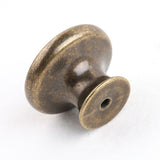 Maxbell Antique Brass Cabinet Drawer Round Pulls Cupboard Bin Knob Handle  Number 4