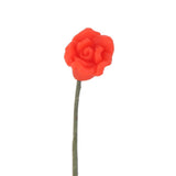 Maxbell 10 Red Lifelike Rose Flower Miniature Micro Landscape Bonsai Dollhouse Decor