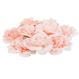 Maxbell 10 Artificial Silk Camellia Flower Heads for Wedding Party Decor Light Pink