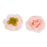 Maxbell 10 Artificial Silk Camellia Flower Heads for Wedding Party Decor Light Pink