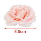 Maxbell 10 Artificial Silk Camellia Flower Heads for Wedding Party Decor Light Pink