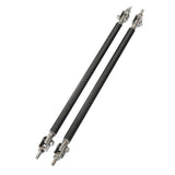 Maxbell Car Adjustable Front Bumper Lip Splitter Rod Support Bar 20CM Black