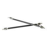 Maxbell Car Adjustable Front Bumper Lip Splitter Rod Support Bar 20CM Black