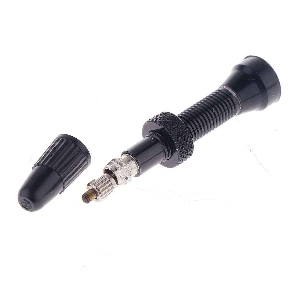 Maxbell 1 Pair Bike Bicycle Presta Valve Stem Tubeless French Valves Stems Black