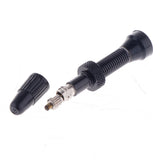 Maxbell 1 Pair Bike Bicycle Presta Valve Stem Tubeless French Valves Stems Black