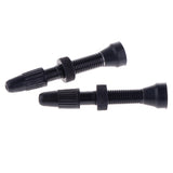 Maxbell 1 Pair Bike Bicycle Presta Valve Stem Tubeless French Valves Stems Black