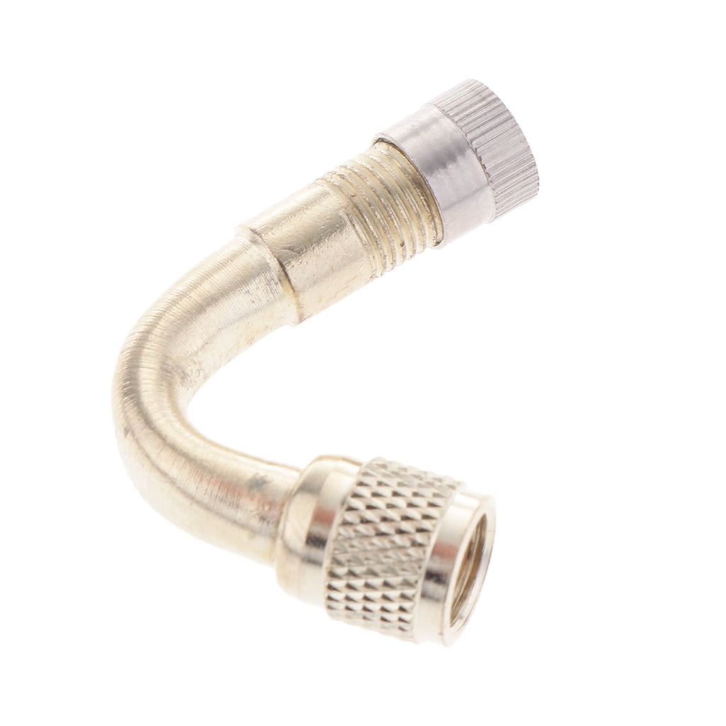 Maxbell Angled Wheel Tire Tyre Valve Adapter for Motorcycle Car 45 Degree