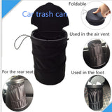 Maxbell Folding Car Trash Can Garbage Bin Container Pop-Up Car Trash Bag