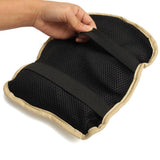 Maxbell Universal Auto ArmRest Pad Topping Console Storage Box Cover Cushion Yellow