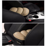 Maxbell Universal Auto ArmRest Pad Topping Console Storage Box Cover Cushion Yellow
