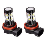 Maxbell 2X 50W 6000K Fog Driving Light Bulbs High Power LED DRL Conversion Kit H11