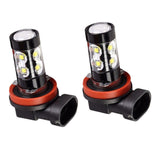 Maxbell 2X 50W 6000K Fog Driving Light Bulbs High Power LED DRL Conversion Kit H11