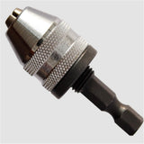 Maxbell 0.5mm-3mm Keyless Three-Jaw Drill Chuck Electric Tool Accessories silver