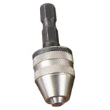 Maxbell 0.5mm-3mm Keyless Three-Jaw Drill Chuck Electric Tool Accessories silver