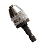 Maxbell 0.5mm-3mm Keyless Three-Jaw Drill Chuck Electric Tool Accessories silver