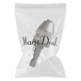 Maxbell 0.5mm-3mm Keyless Three-Jaw Drill Chuck Electric Tool Accessories silver