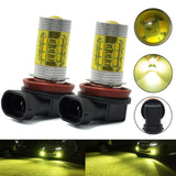 Maxbell 2X 80W High Power LED DRL Fog Light Lamp 6000K Gold Yellow Driving Bulbs H11