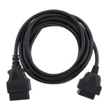 Maxbell OBD2 16-Pin Male to Female Extension Cable Connector Plug Wire 3m 9.8ft