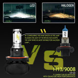 Maxbell 2X 50W 6000K 8000LM LED Headlight Bulbs Driving Headlamp Conversion Kit H13