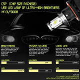 Maxbell 2X 50W 6000K 8000LM LED Headlight Bulbs Driving Headlamp Conversion Kit H13