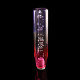 Maxbell 15cm Car Gear Stick Shift Knob Bubble Styling With LED Light Blue Red