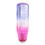 Maxbell 15cm Car Gear Stick Shift Knob Bubble Styling With LED Light Blue Red