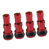 Maxbell 4 Pieces TR416 Wheel Rim Tire Valve Stem Car Truck Motorcycle Red