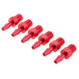 Maxbell Car 6 Port Vacuum Intake Manifold Wastegate Turbo 1/8 NPT Boost Kits Red