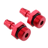 Maxbell Car 6 Port Vacuum Intake Manifold Wastegate Turbo 1/8 NPT Boost Kits Red