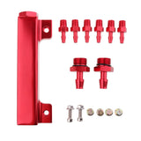 Maxbell Car 6 Port Vacuum Intake Manifold Wastegate Turbo 1/8 NPT Boost Kits Red