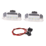 Maxbell 2x 3528-SMD 18LED Side Door Courtesy Lights For VW Golf EOS Jetta Passat CC