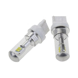 Maxbell 1 Pair Car 7440 8-LED DRL Fog Driving Lights Lamps 80W 1500Lm - 6000K White