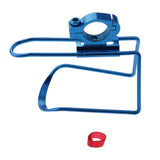 Maxbell Motorcycle ATV Bike Handlebar Drink Cup Holder Water Bottle Stand Set Blue