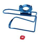 Maxbell Motorcycle ATV Bike Handlebar Drink Cup Holder Water Bottle Stand Set Blue