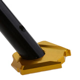 Maxbell CNC Motorcycle Kickstand Foot Side Stand Extension Pad Support Plate Gold