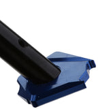 Maxbell CNC Motorcycle Kickstand Foot Side Stand Extension Pad Support Plate Blue