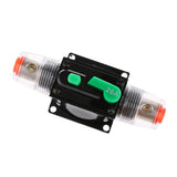 Maxbell 20A Car Audio Inline Circuit Breaker Fuse Holder Manual Reset Switch
