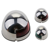 Maxbell Marine Boat Yacht Light 12V Stainless Steel LED Bow Navigation Lights Red