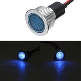 Maxbell 12V 8mm Car Boat Panel LED Indicator Light Lamp Wired Bulb Blue