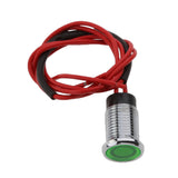 Maxbell 12V 8mm Car Boat Panel LED Indicator Light Lamp Wired Bulb Green