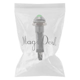 Maxbell 12V 8mm LED Dash Panel Indicator Singal Light Bulb for Car Truck Boat Green