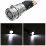 Maxbell White 8mm Car Boat Truck Dash LED Indicator Signal Lamp Light Bulb