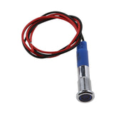 Maxbell 12V 6mm LED Indicator Singal Light Bulb with Wrie for Car Truck Boat  Blue