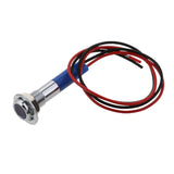 Maxbell 12V 6mm LED Indicator Singal Light Bulb with Wrie for Car Truck Boat  Blue