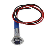 Maxbell 12V 6mm LED Indicator Singal Light Bulb with Wrie for Car Truck Boat  Blue