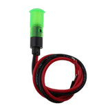 Maxbell 12V 8mm Car Boat Dashboard Panel LED Indicator Light Lamp Wired Bulb Green