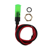 Maxbell 12V 8mm Car Boat Dashboard Panel LED Indicator Light Lamp Wired Bulb Green