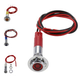 Maxbell 12V 6mm LED Indicator Singal Light Bulb with Wrie for Car Truck Boat  Red